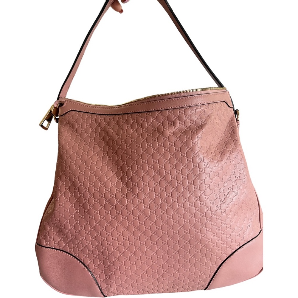 Gucci - AUTHENTIC Large Bree GG Signature Hobo - Leather - Picture 3 of 14